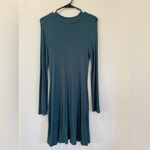 Maurices Teal Long Sleeve Dress